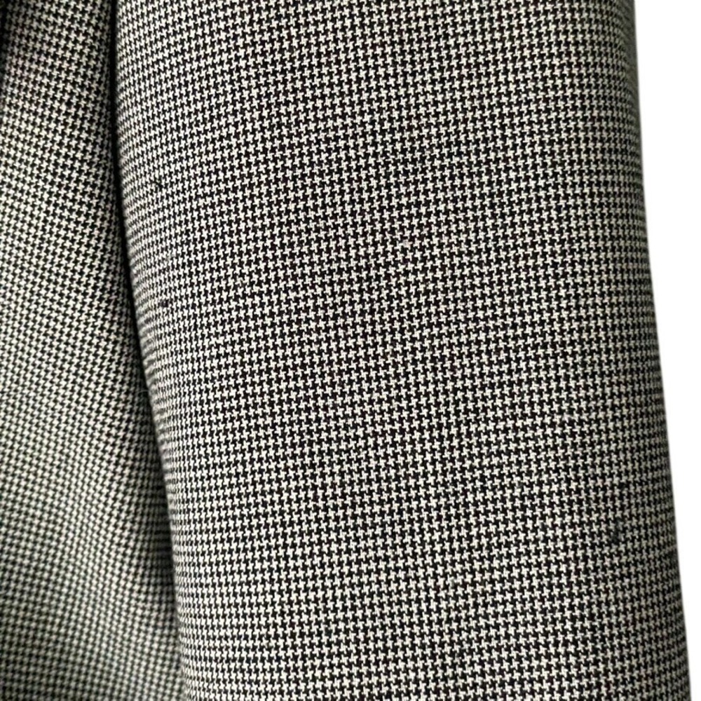 Banana Republic Italy Wool Houndstooth Cropped Blazer Jacket Size 4 - Picture 5 of 11
